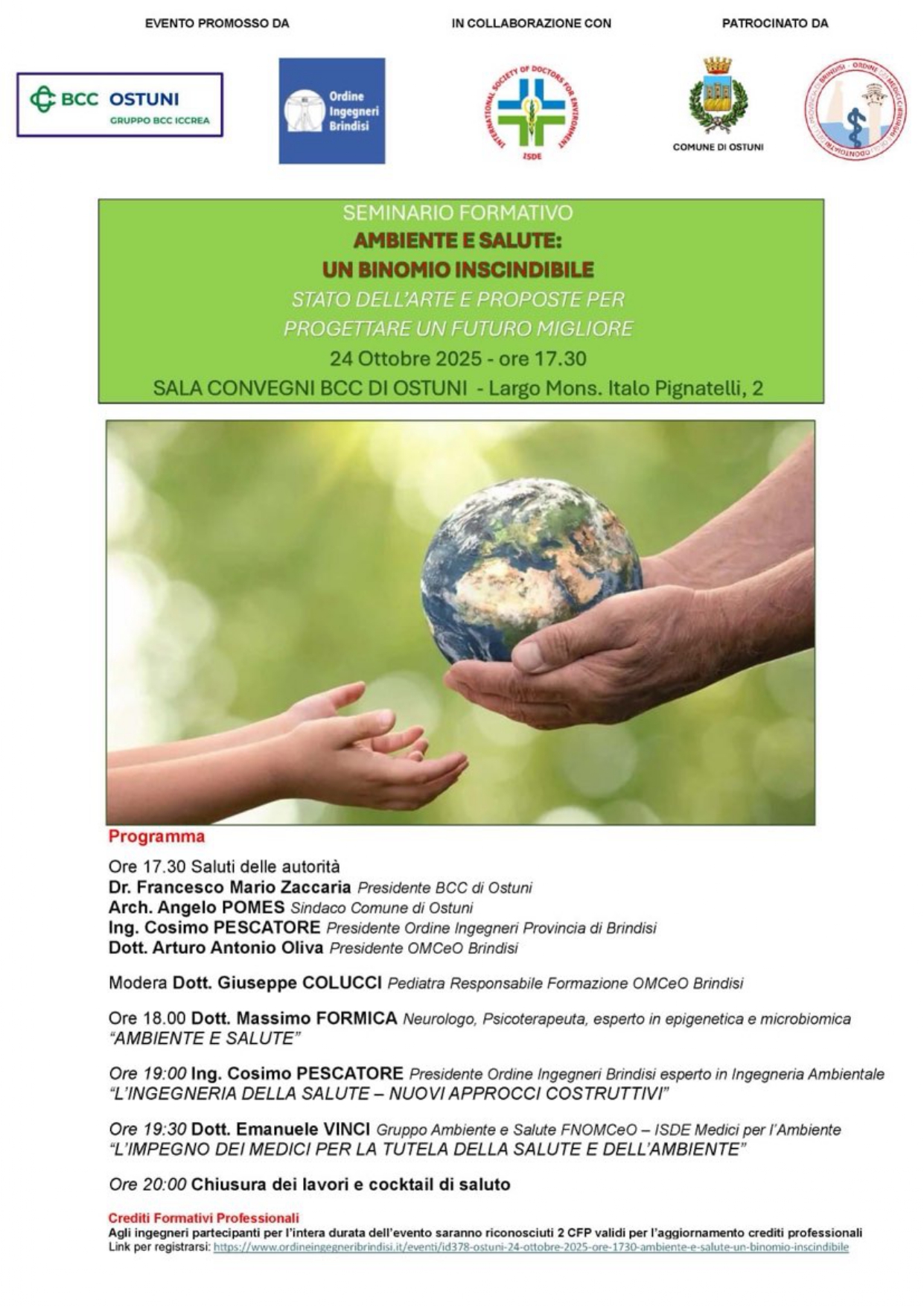 Ambiente e Salute: un binomio inscindibile – Stato dell’arte e proposte per progettare un futuro migliore